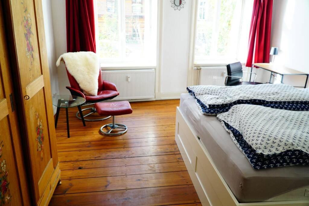 Großzügige 185m2-Altbauwohnung in Bestlage 7Zimmer-2Bäder-2Küchen-2WCs Hamburg Exterior foto
